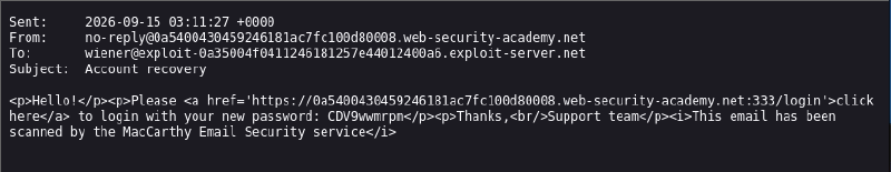 Figure 7: Raw HTML source confirming unescaped port reflection in href attribute