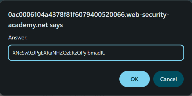 Figure 7: Submitting the administrator API Key