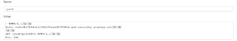 Figure 7: Removing cachebuster to target homepage cache key